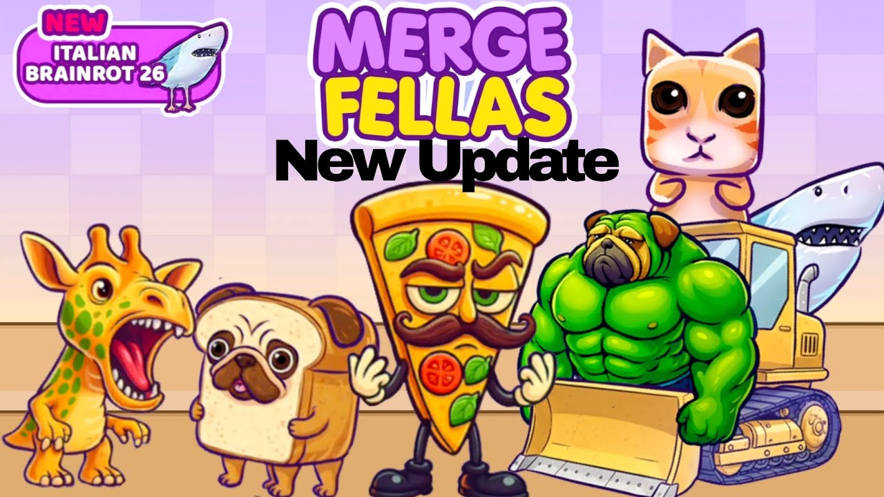 MAX LEVEL Merge Fellas New Update Italian Brainrot 26