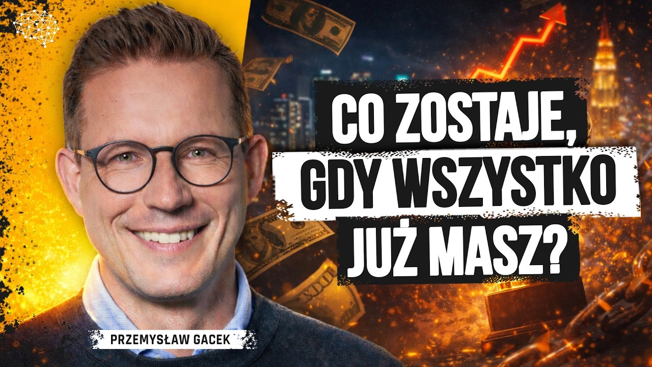 Co zostaje po sukcesie? Szczera rozmowa o sensie, czasie i rodzinie. Przemek Gacek,CEO pracuj.pl