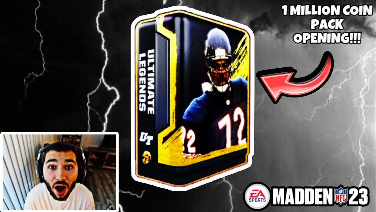 1 MILLION COIN PACK OPENING!!! ULTIMATE LEGEND PACKS!!! MADDEN 23 ULTIMATE TEAM
