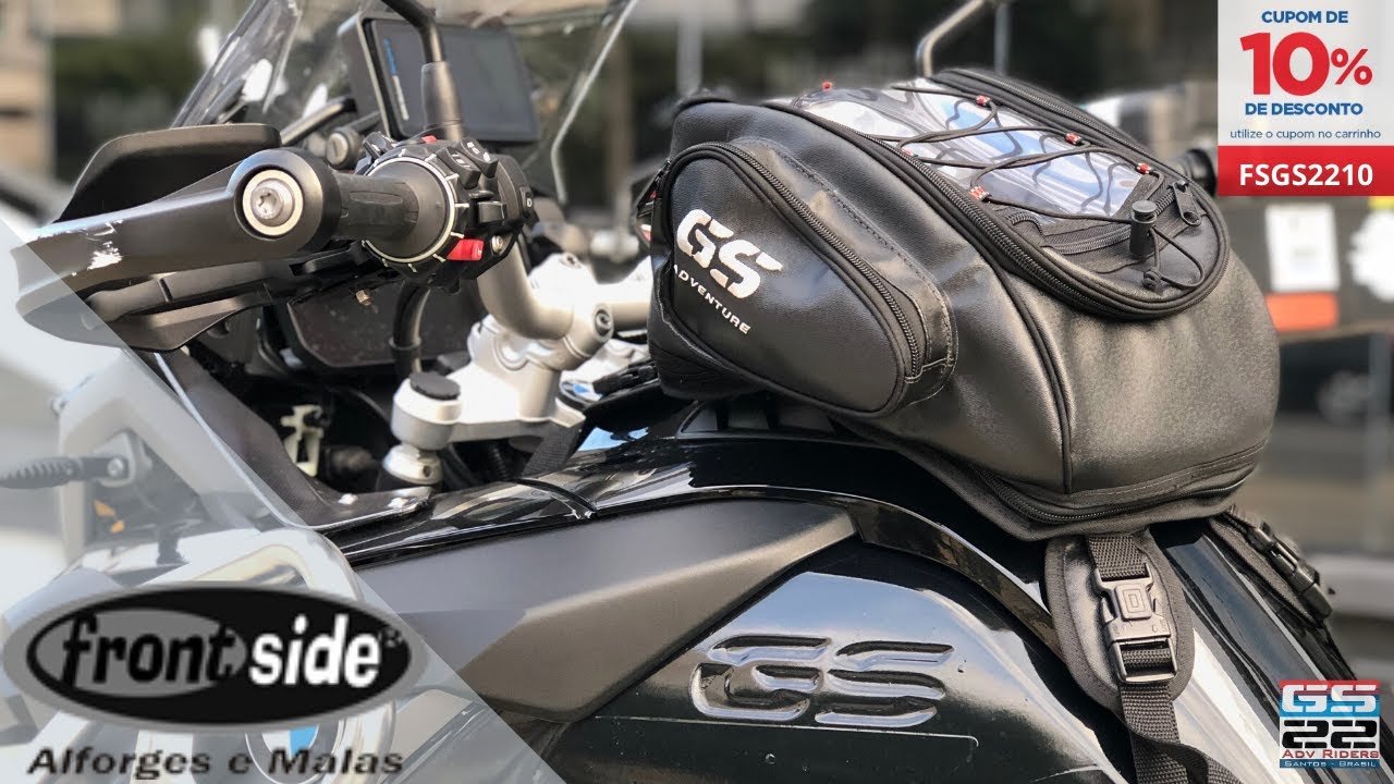 MALA DE TANQUE FRONTSIDE PARCEIRO GS22 ADV RIDER EMBAIXADOR OFICIAL BMW MOTORRAD BRASIL
