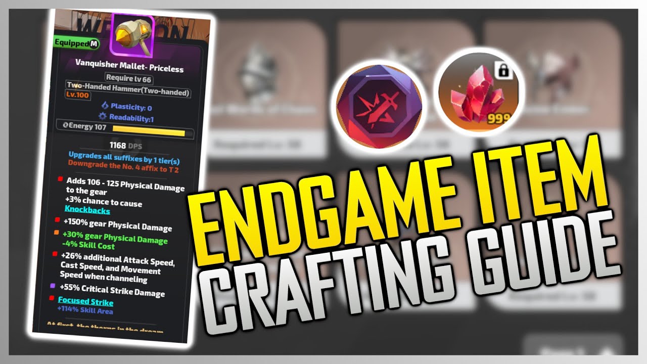 How To Craft Endgame Items - Torchlight Infinite