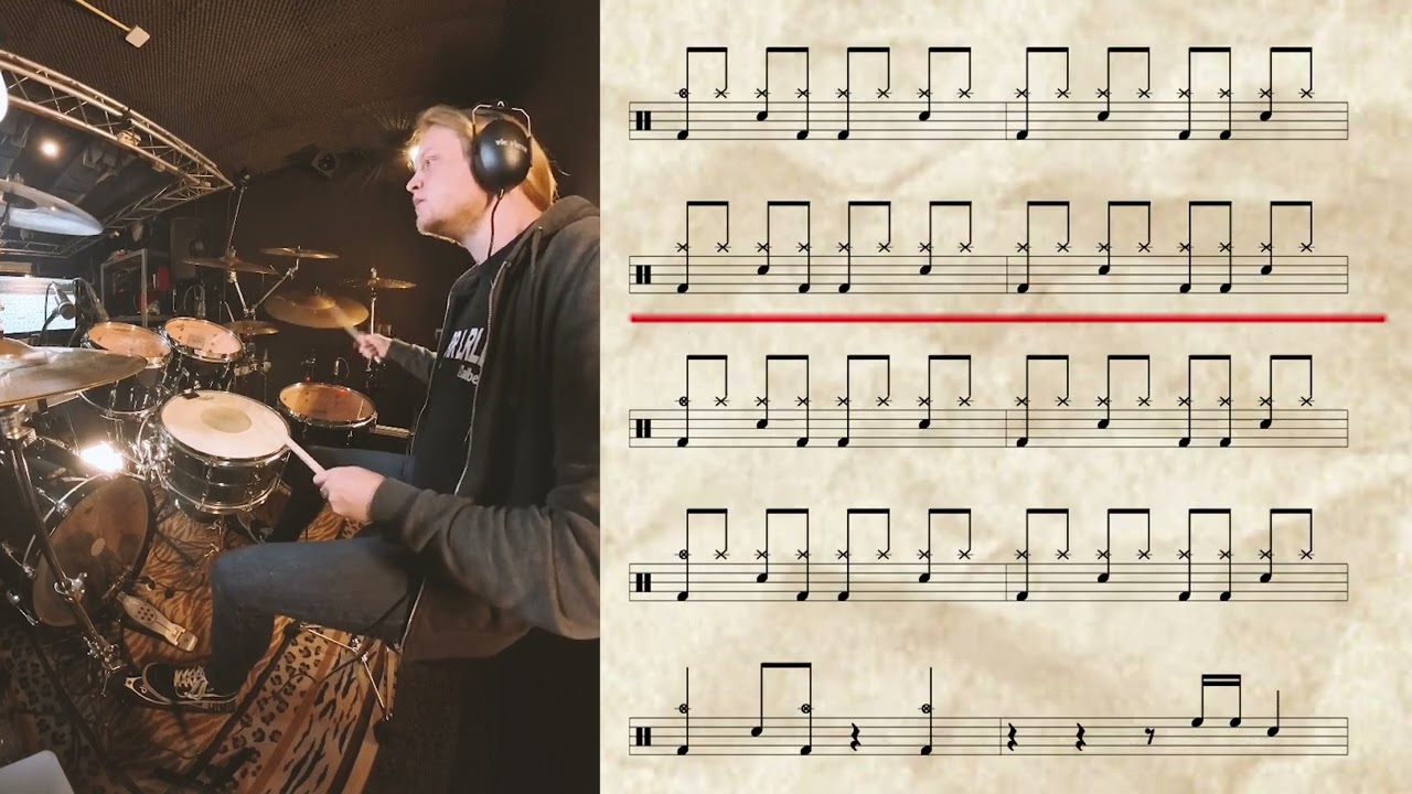 Bon Jovi  - Living on a Prayer Drumscore