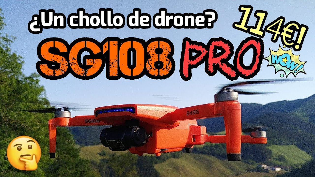 ZLL SG108 PRO: DRONE CON CÁMARA 4K Y GIMBAL POR 114€