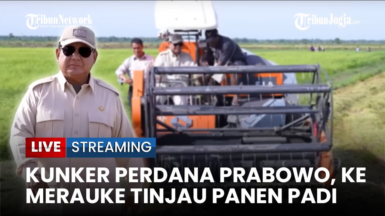 🔴Kunjungan Kerja Perdana Presiden Prabowo ke Merauke, Tinjau Tanam & Panen Padi Bareng Petani