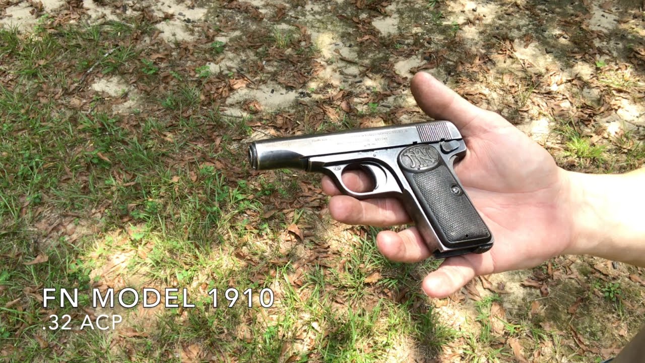 Shooting an FN Model 1910 in .32 ACP!