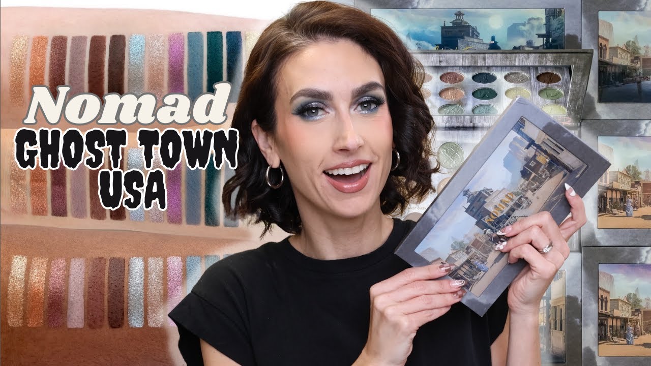 NEW NOMAD GHOST TOWN USA PALETTE! | Close-Ups, Swatches & 2 Looks!
