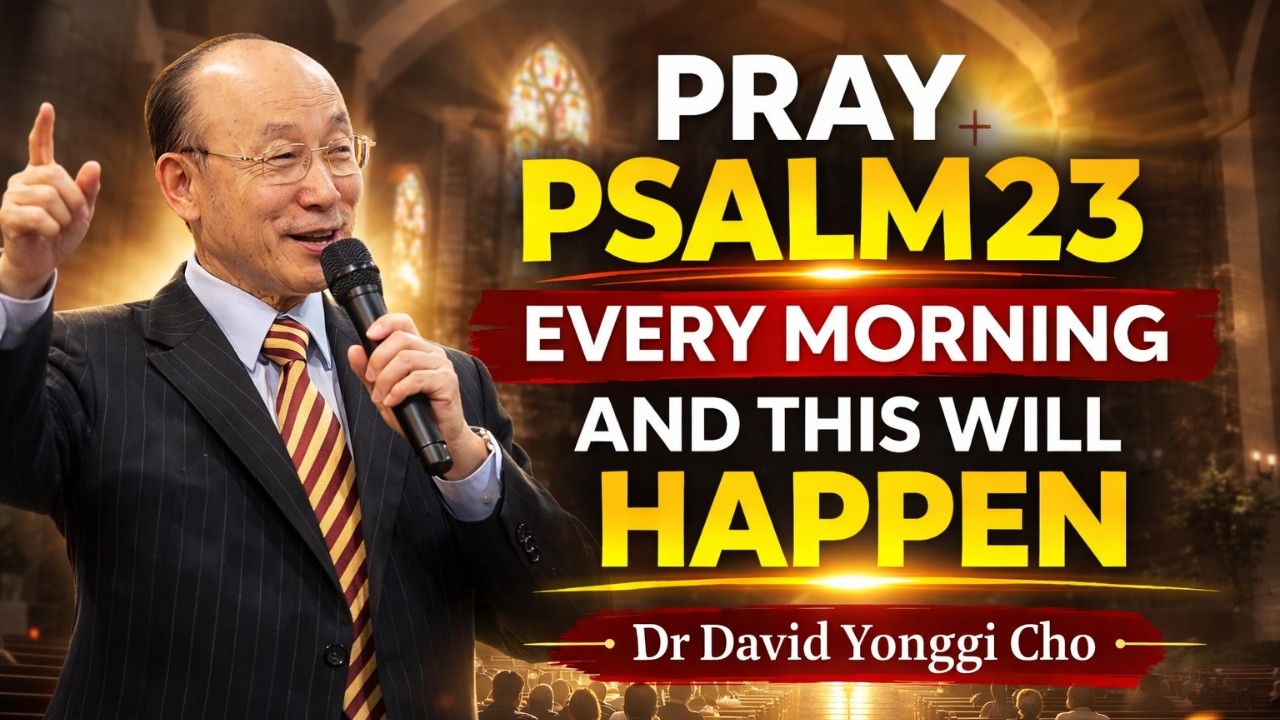 MOST POWERFUL PSALM 23 MORNING PRAYER TO START YOUR DAY - Dr David Yonggi cho