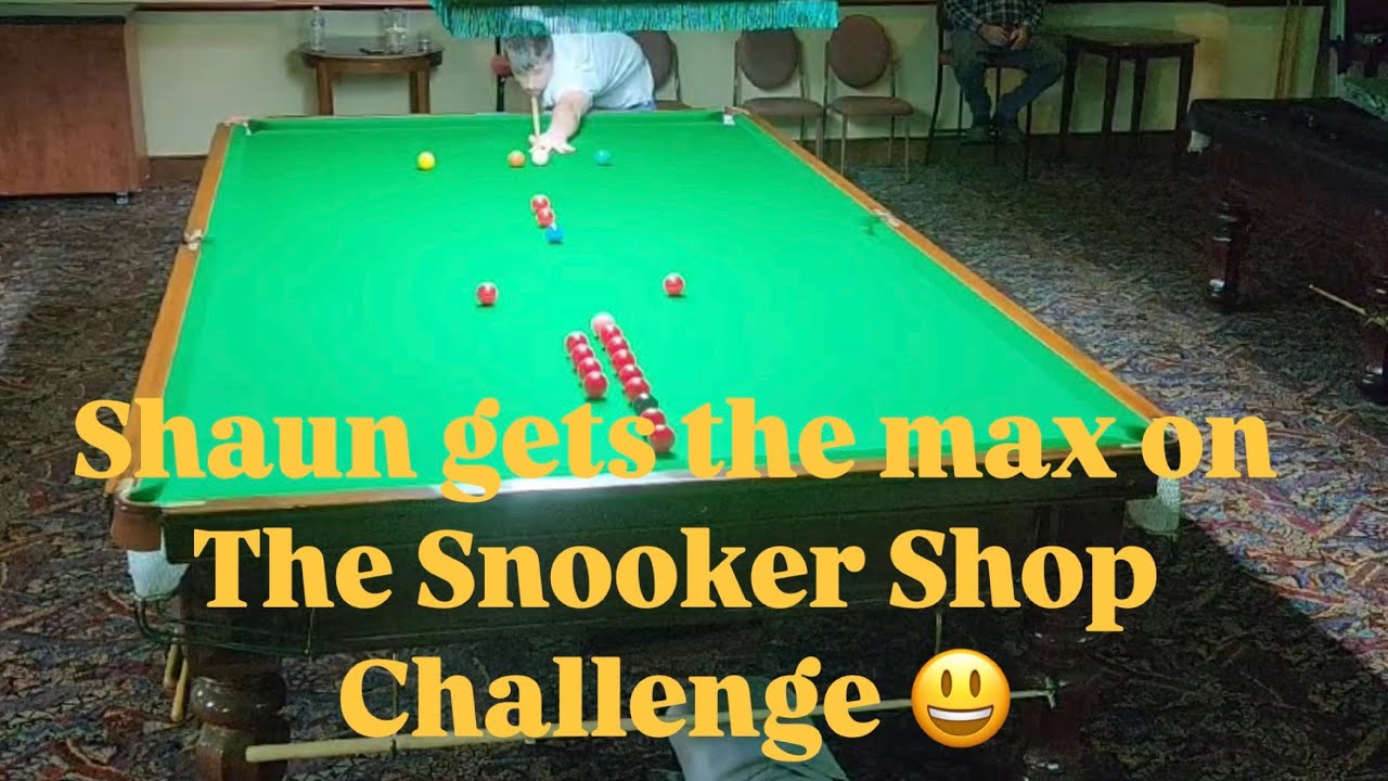 Shaun Dalitz gets the Max 147 on The Snooker Shop Challenge