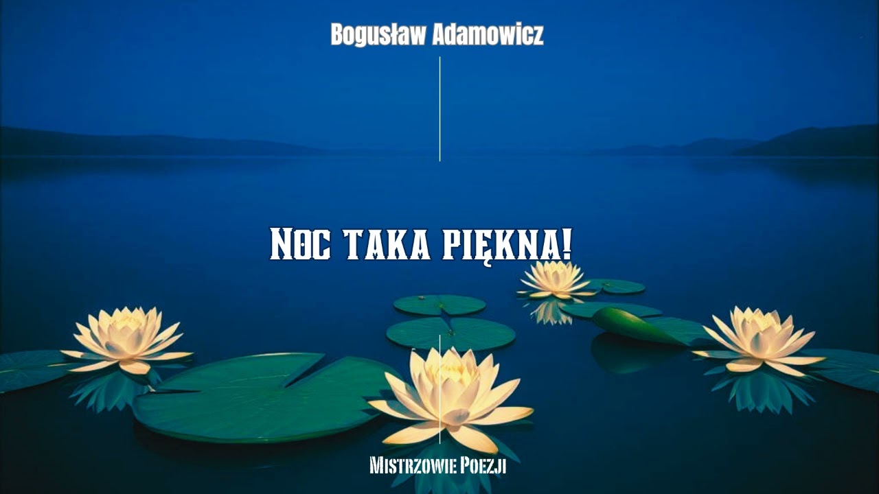 Noc taka piękna! - Bogusław Adamowicz 