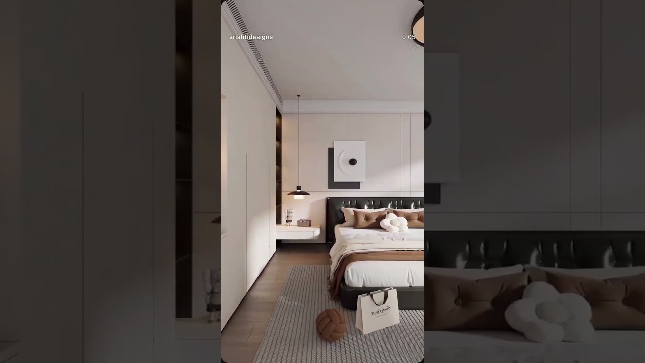 Modern bedroom design #homedesigninspiration #modernhomeinterior #homedesign