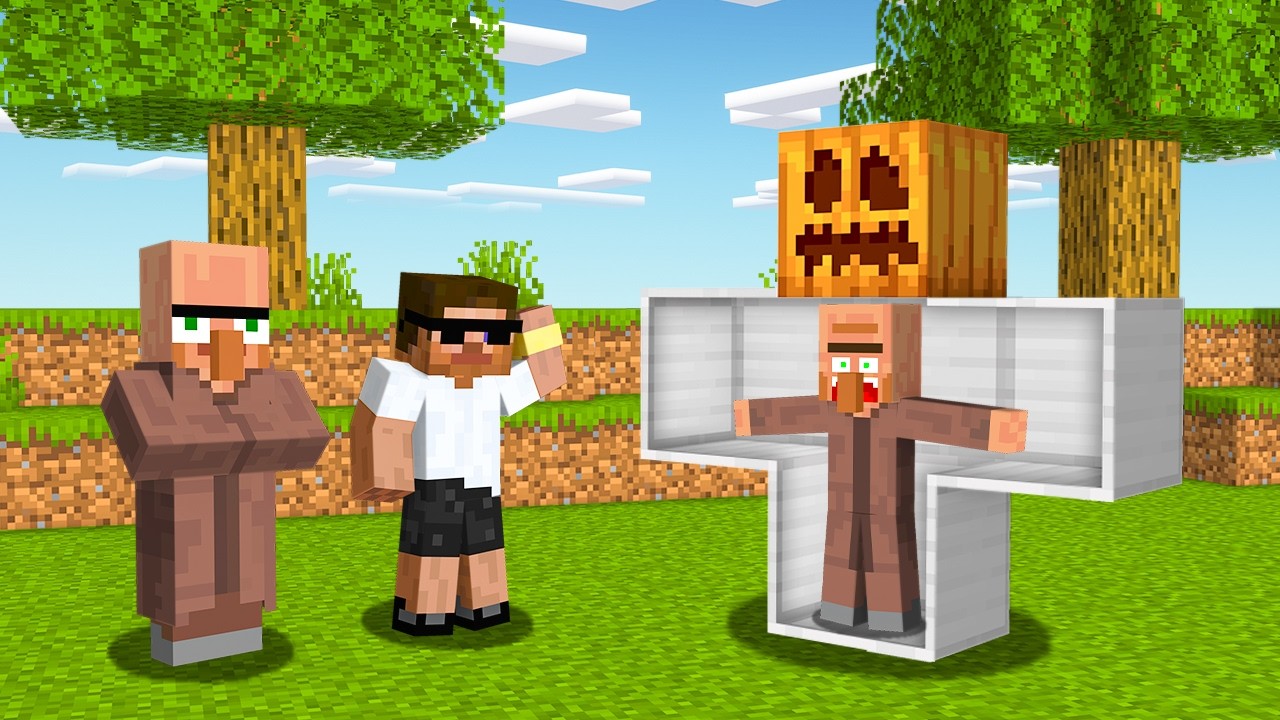 Why Villagers are hiding in Secret Place in Minecraft..