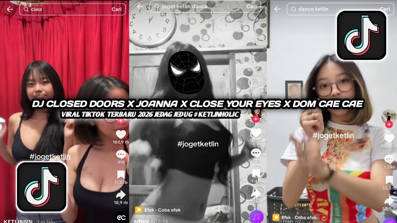 DJ CLOSED DOORS X JOANNA X CLOSE YOUR EYES X DOM CAE CAE BREAKBEAT FULL BASS VIRAL 2026