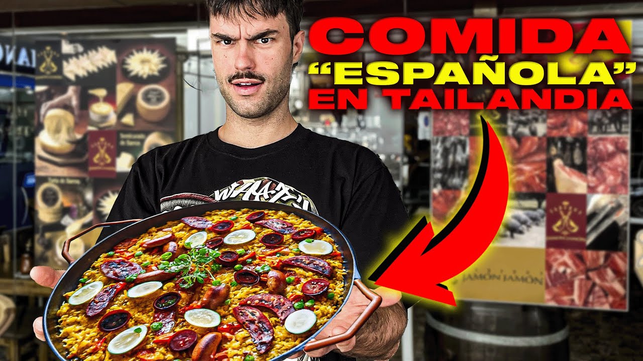 Probé la Paella Española en Tailandia 😳