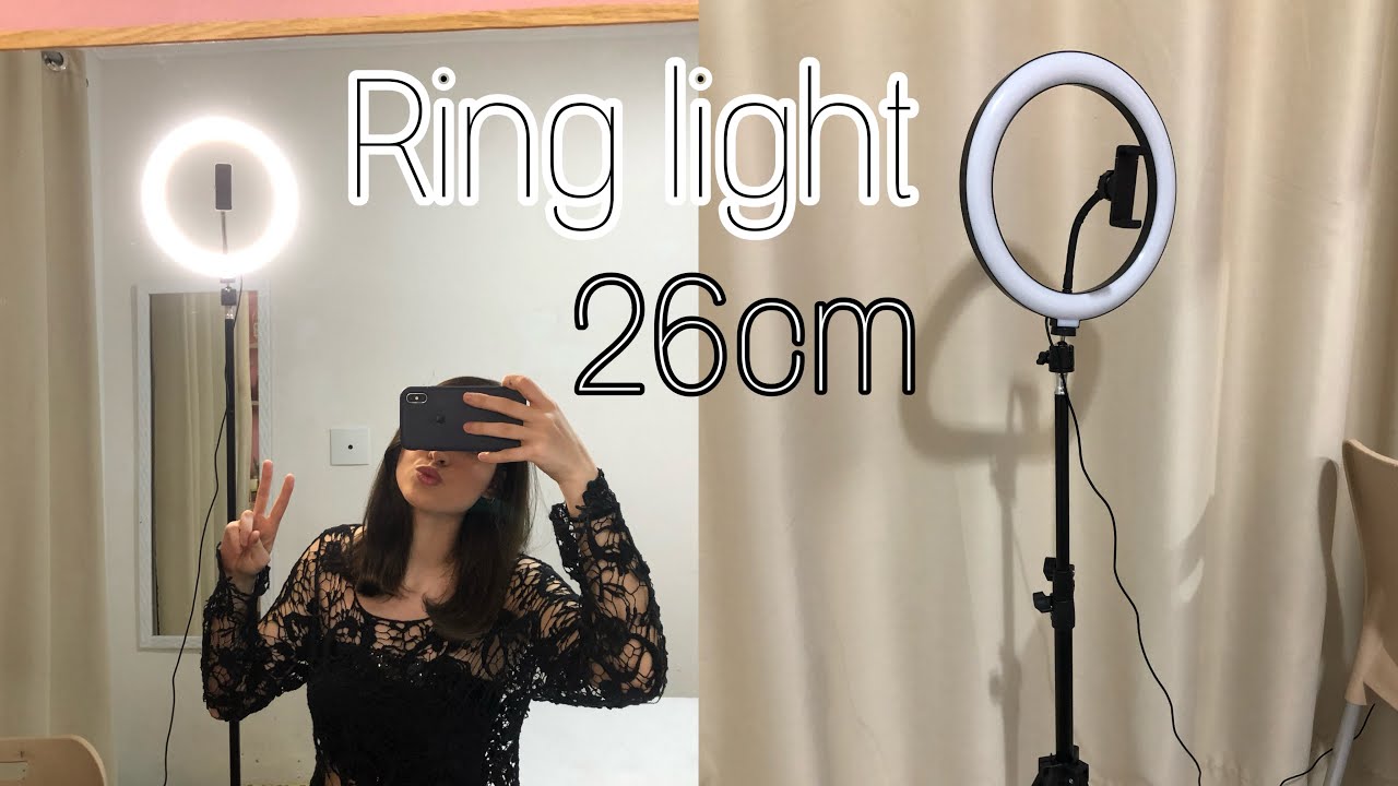 Comprei uma RING LIGHT de 26cm - vale a pena?