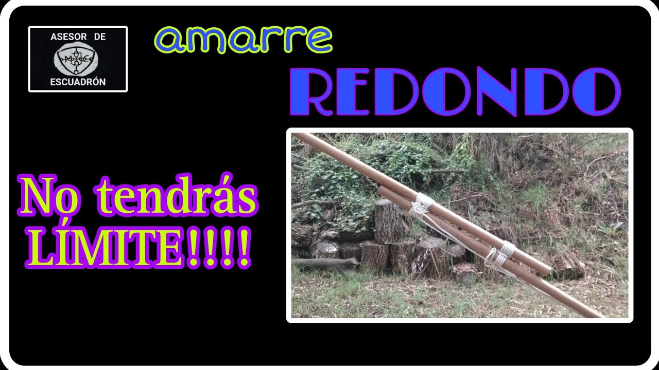 Cómo se debe hacer el AMARRE REDONDO y para qué  nos sirve!!!!😮