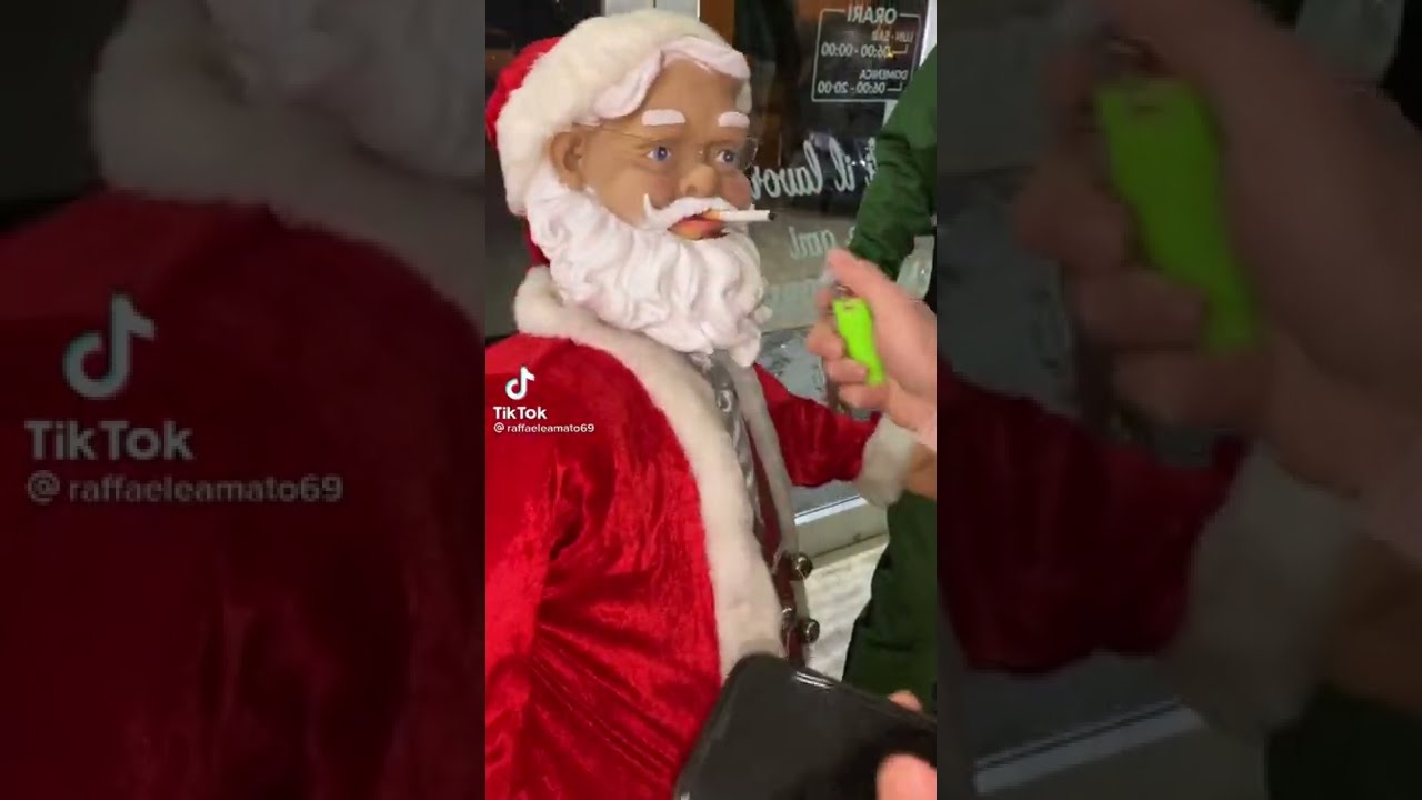 RISHENG DANCING SANTA WITH CIGARETTE