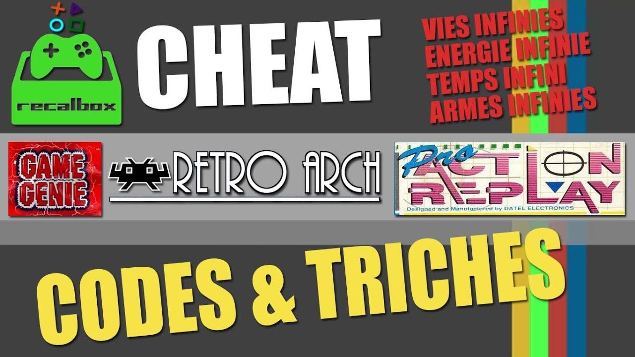 RECALBOX Retroarch - CHEAT CODES