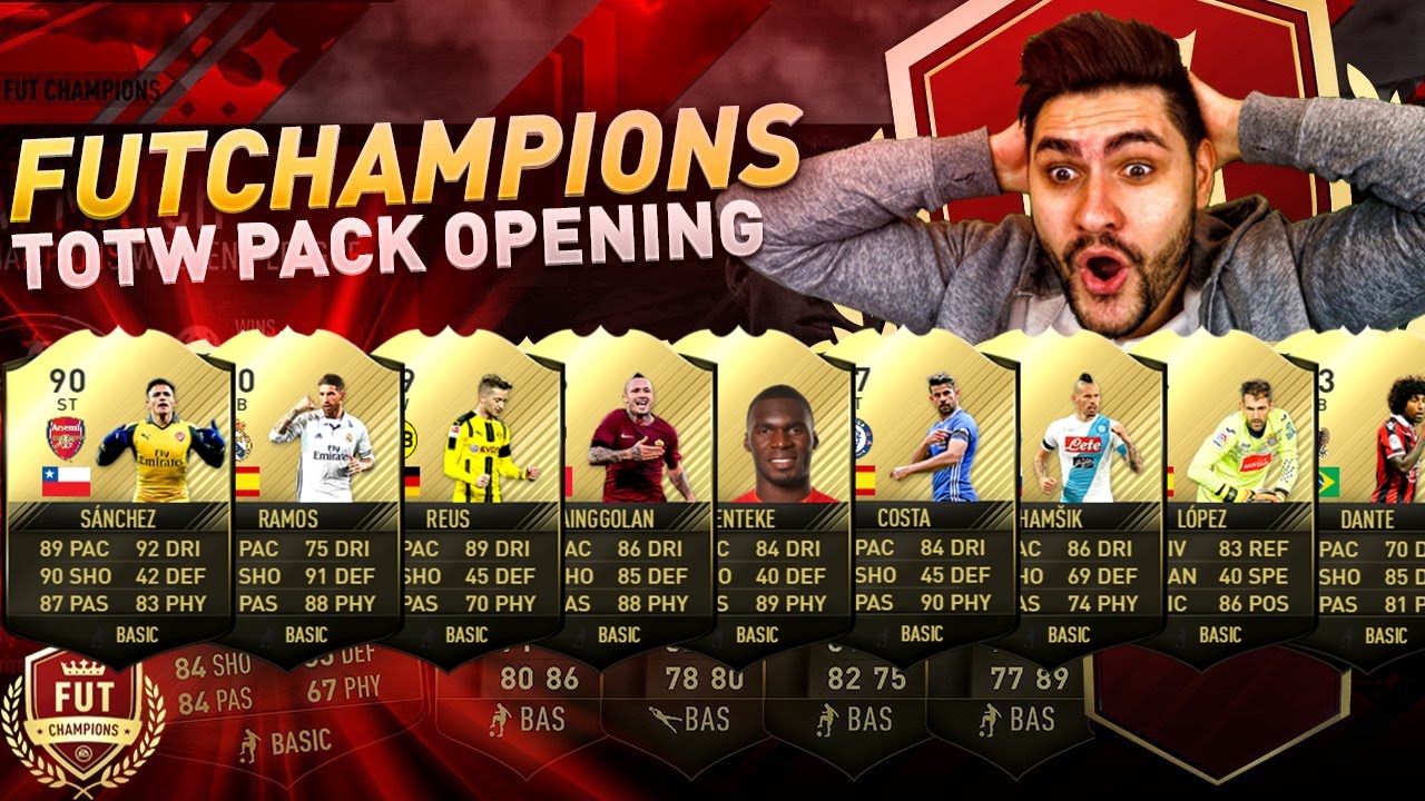 11 INFORMS IN A PACK FUT CHAMPIONS ULTIMATE TOTW PACK + 3 X 100K PACKS - FIFA 17 ULTIMATE TEAM