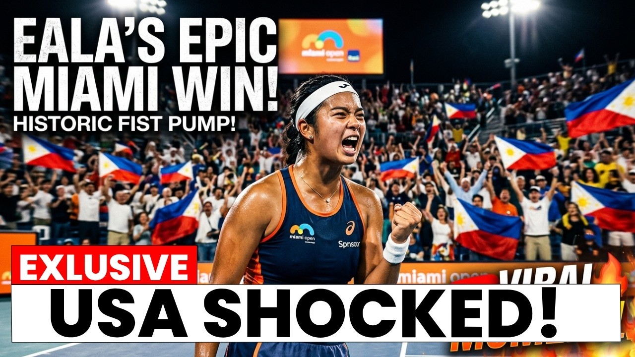 Alexandra Eala Ignites the Miami Open – Fans Crowd In for Her Next Big Move! 🎾🔥