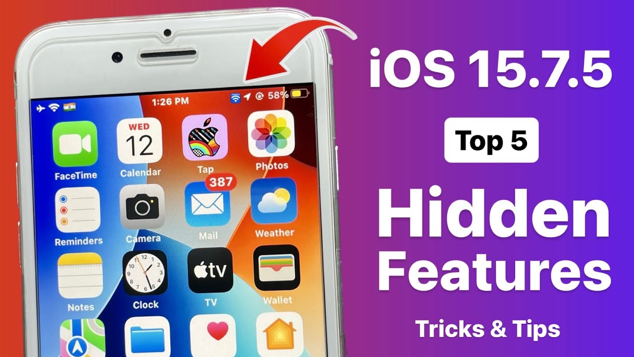 iOS 15.7.5 - Top 5 New Hidden Features- Tricks & Tips you didn&rsquo;t know