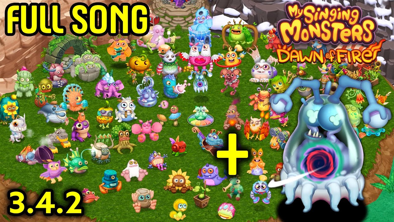 Continent Full Song 3.4.2 + Young Anglow (My Singing Monsters: Dawn Of Fire)
