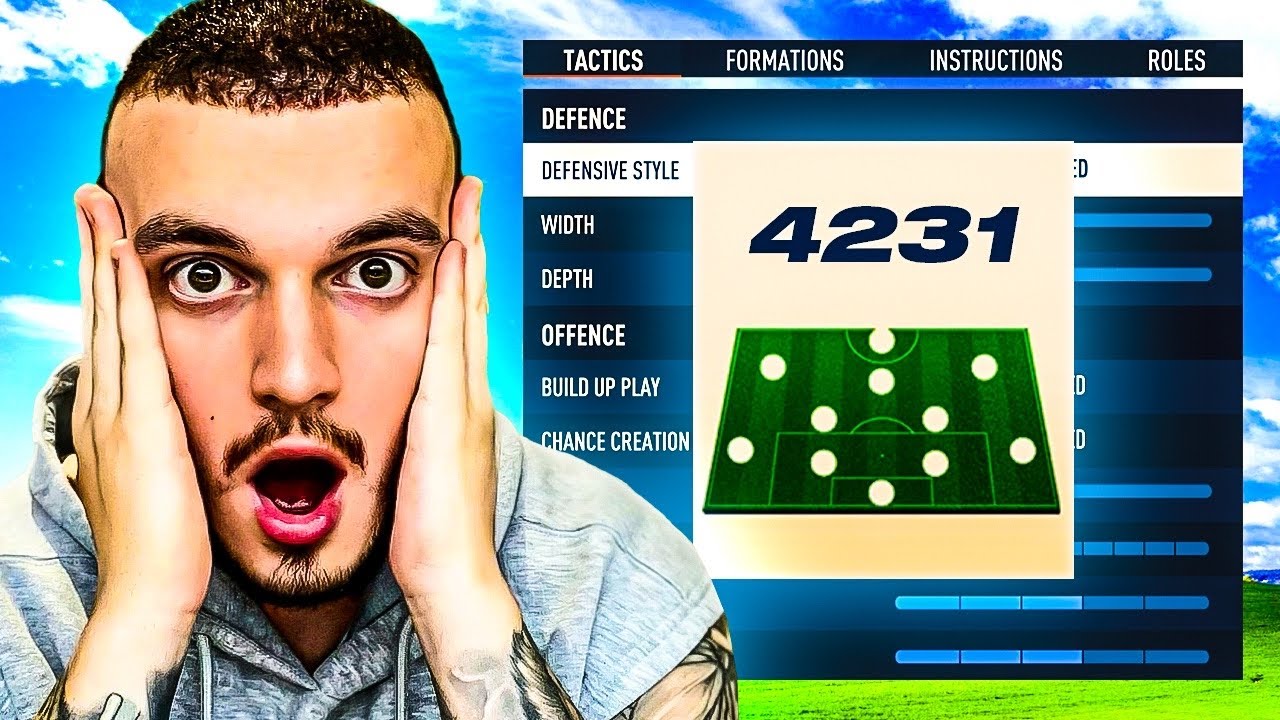 4231 = Domination 🥶 Best FC24 Pro Custom Tactics 🔥