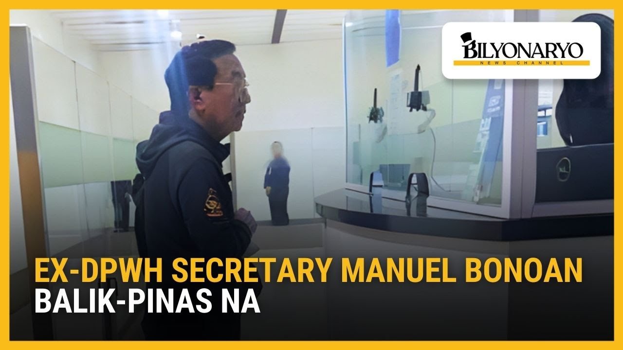 Ex-DPWH Secretary Manuel Bonoan balik-Pinas na | Agenda Weekend