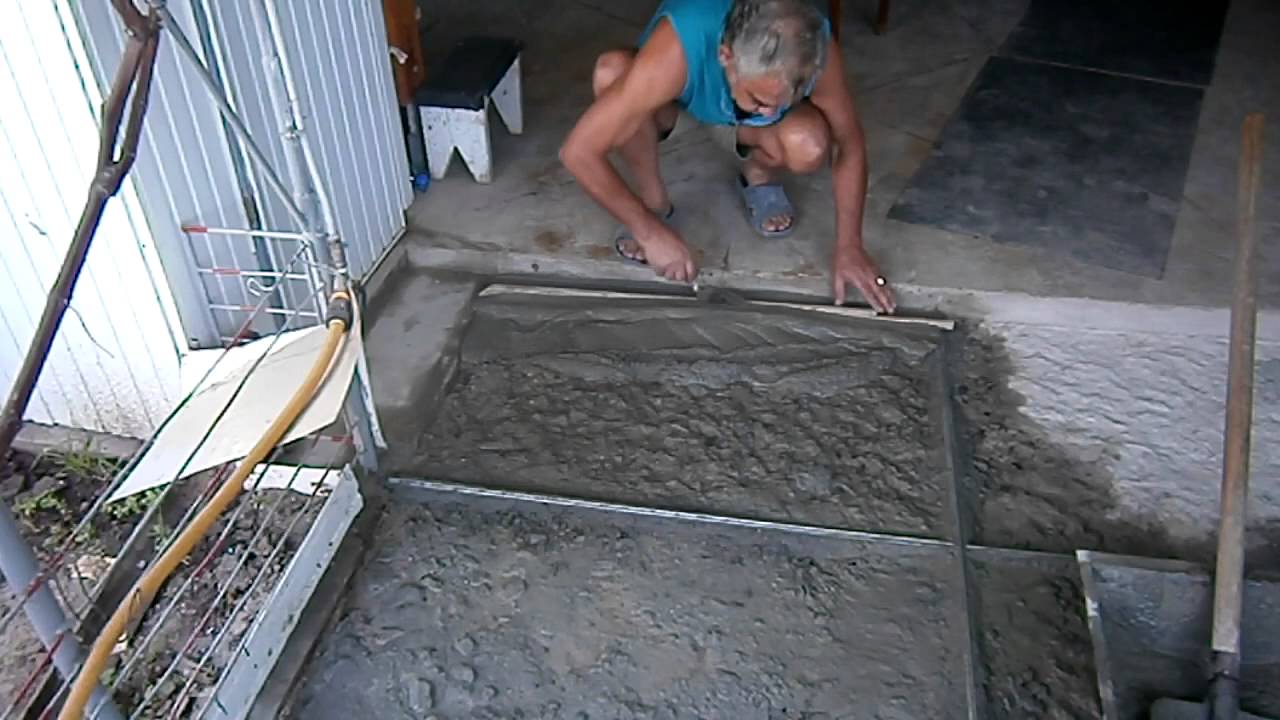 Ремонт облагораживание старого бетонного покрытия