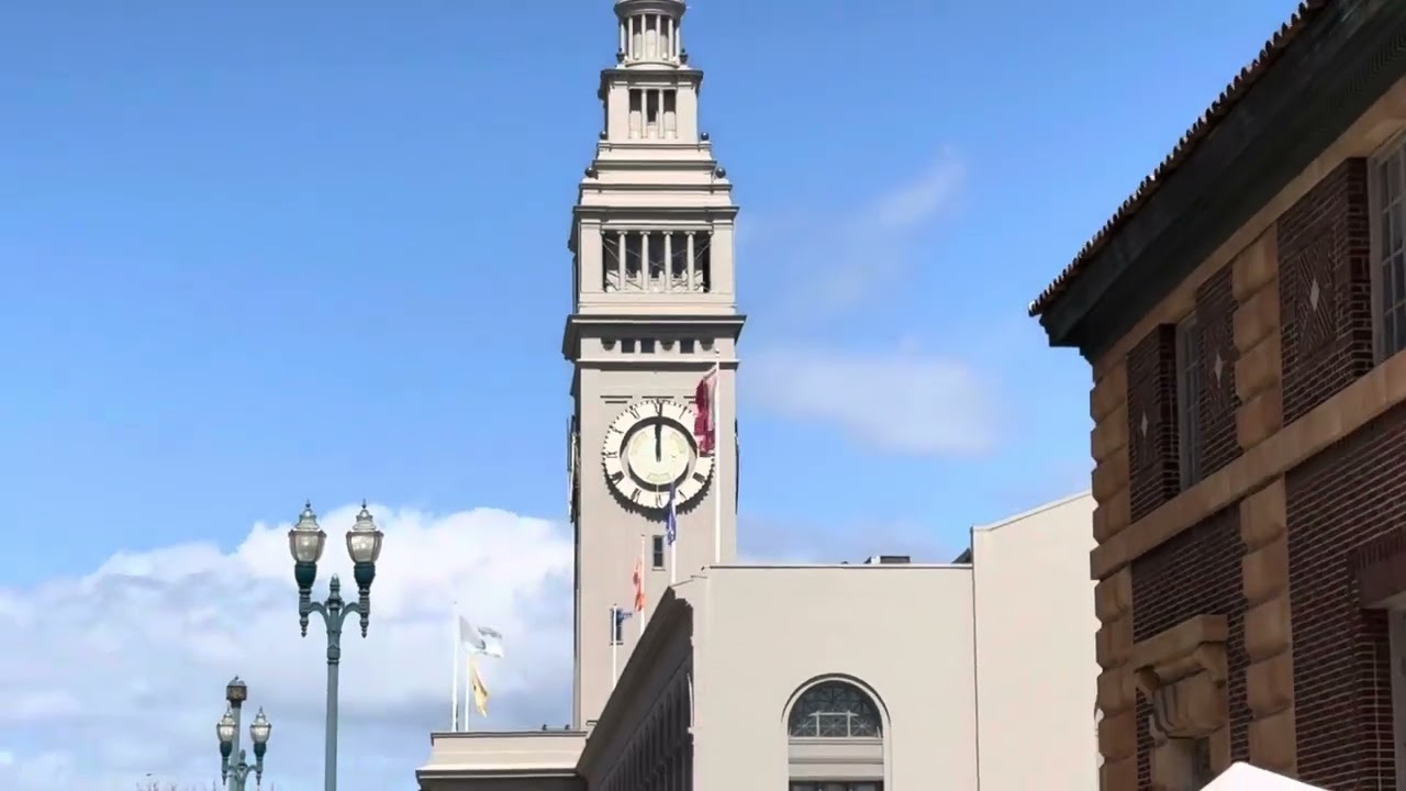 Ferry Building chimes noon (12 pm) - Saturday, April 6th 2024