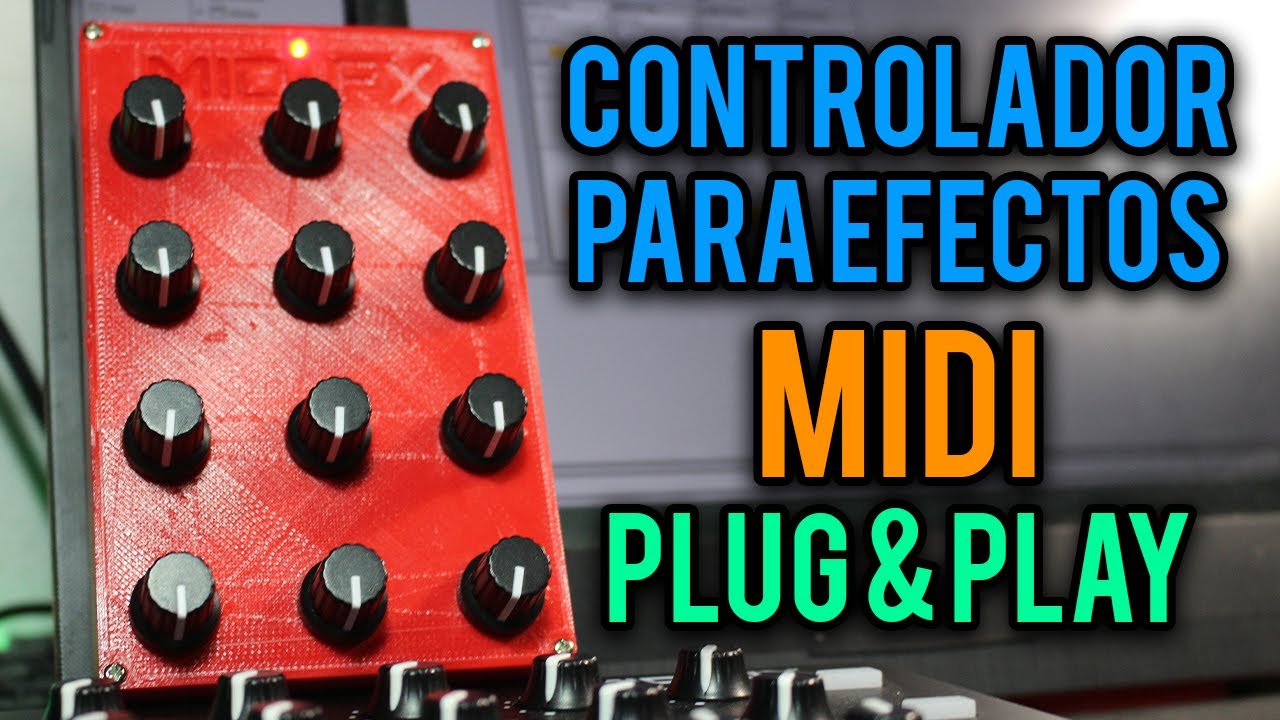 ARDUINO CONTROLADOR MIDI USB para EFECTOS | PLUG & PLAY Sin interfaces ni programas extra | TUTORIAL