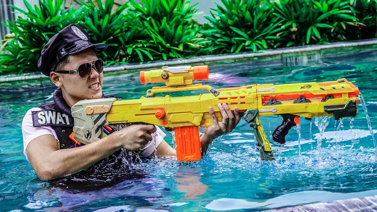 LTT Game Nerf War : Captain Warriors SEAL X Nerf Guns Fight Rocket Crazy Holiday Destroyers
