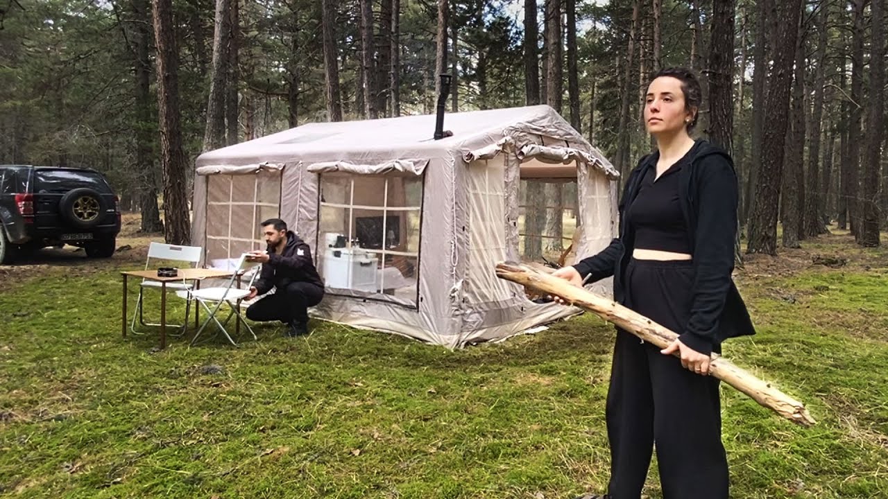 72 ЧАСА ЛЕСНОГО ЛАГЕРЯ В КОМФОРТНЫХ УСЛОВИЯХ - ASMR