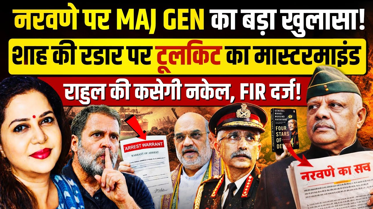 Shah की रडार पर नरवणे किताब कांड का मास्टरमाइंड | फंसा राहुल | FIR दर्ज | Maj Gen Anuj Mathur