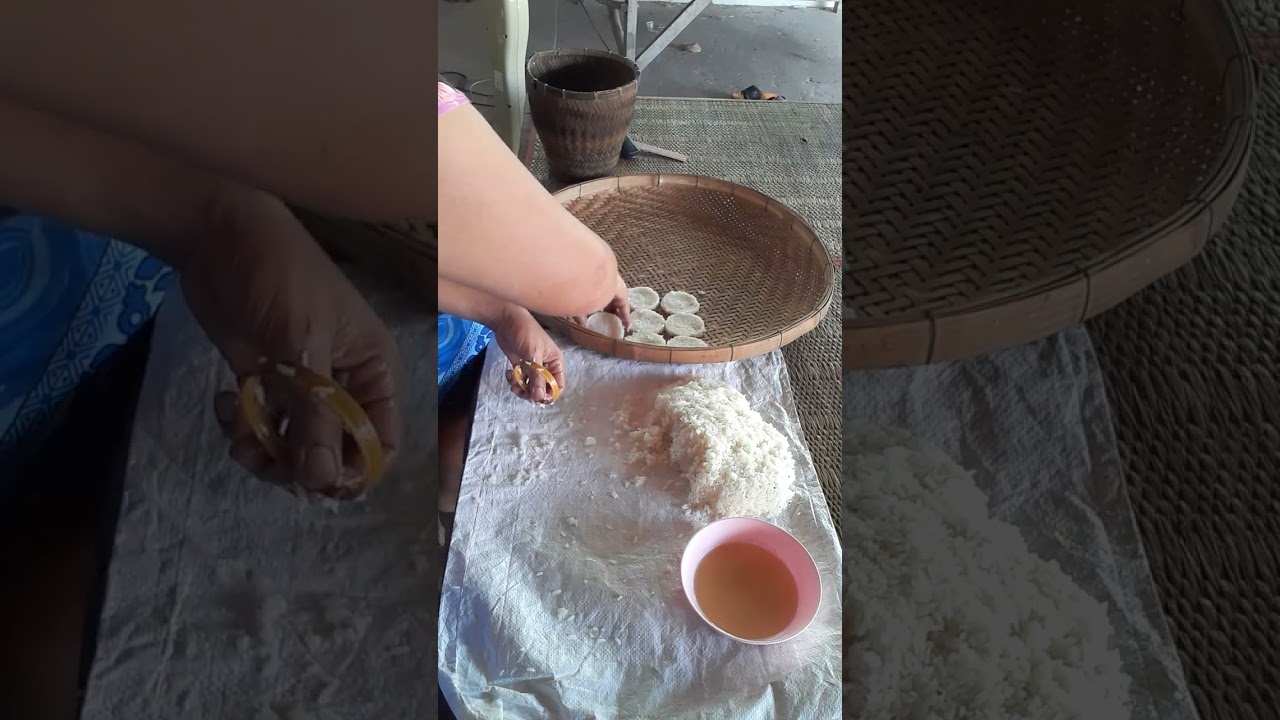 วิธีทำขนมนางเล็ดสูตรยายรี