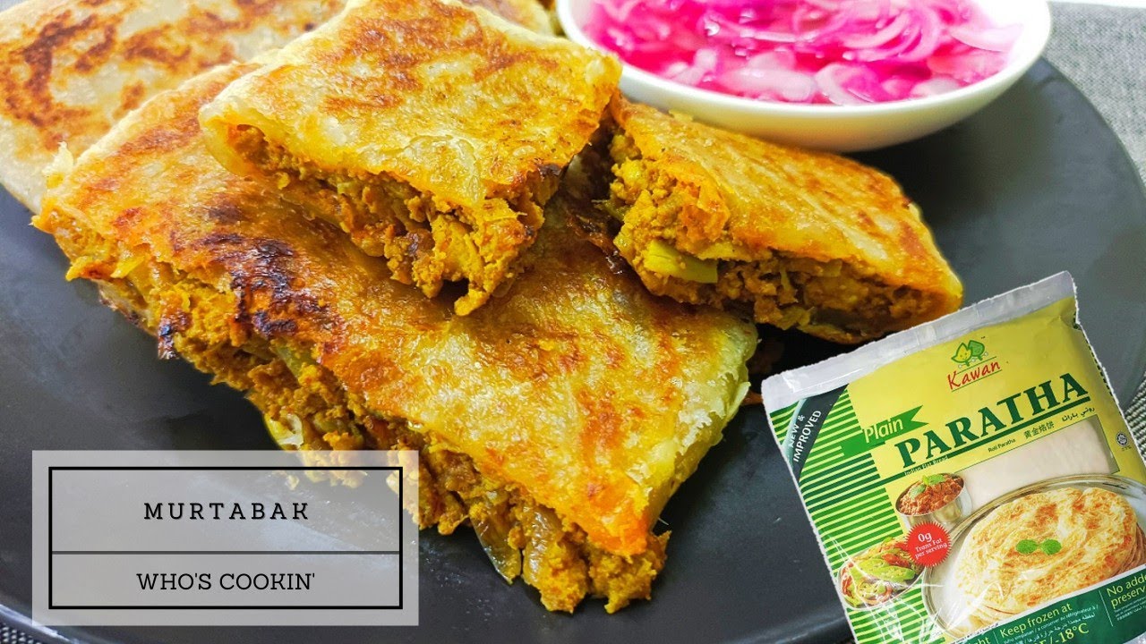 Murtabak Guna Roti Paratha Resepi / Murtabak with Frozen Paratha Recipe