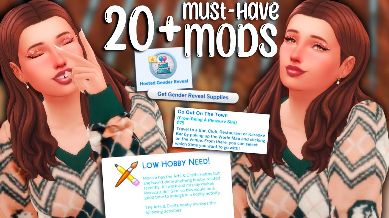 These SOCIAL MODS Are Helping Me FALL IN LOVE With My Game Again ❤️ | The Sims 4 Mod Review