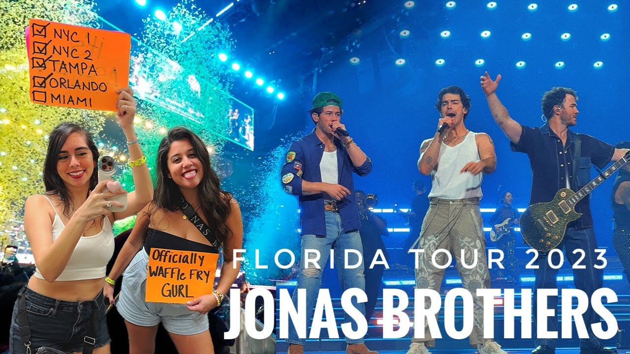 Jonas Brothers Concert The Tour 2023 Vlog | Florida Roadtrip Highlights: Tampa, Orlando, Miami