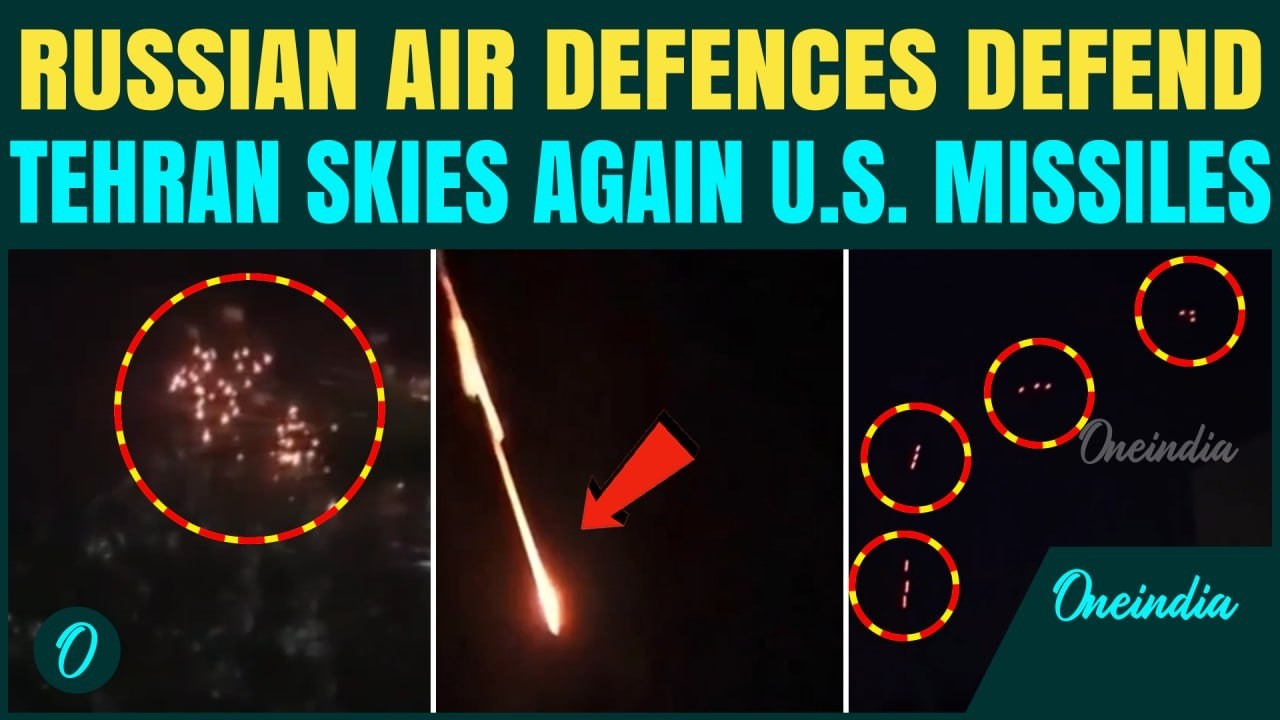 RAW FOOTAGE: Iranian Skies DEFENDED By Russian-Made S-300 Systems Against U.S. Missiles And Drones