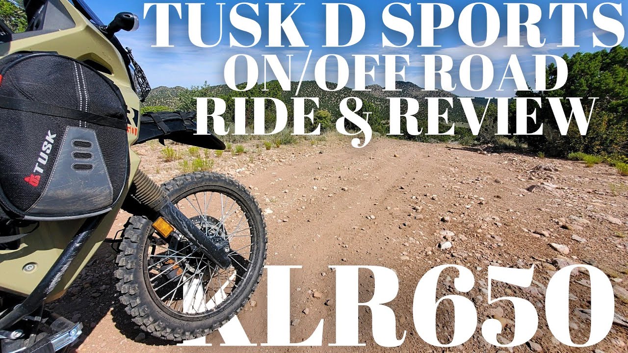 KLR650 — новые спортивные шины Tusk D — езда по дорогам и бездорожью и обзор — потрясающе!