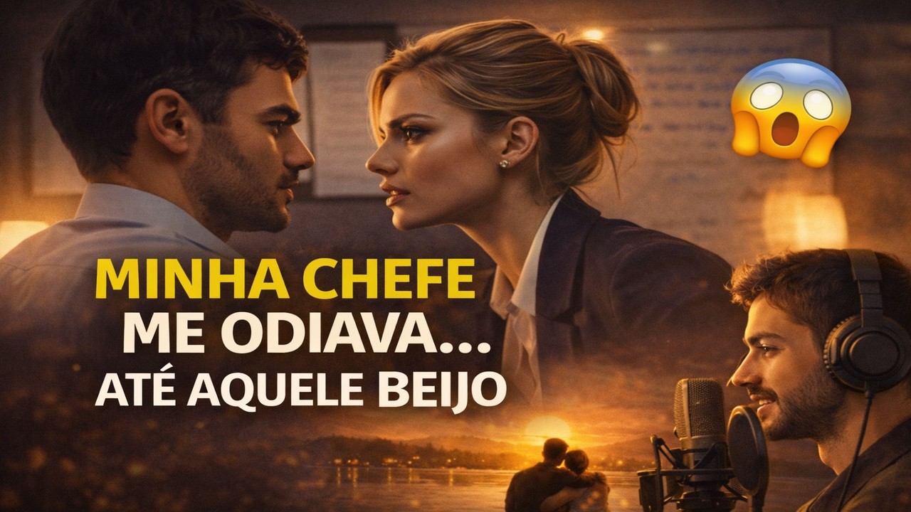 Minha chefe me odiava… até eu beijá-la durante uma discussão.