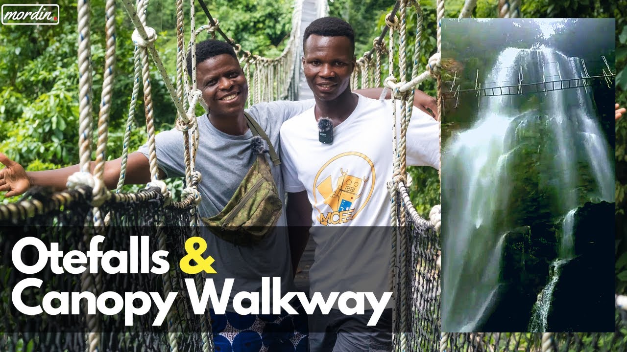 The Only Waterfall in Ghana with a Canopy Walkway || OTE FALLS