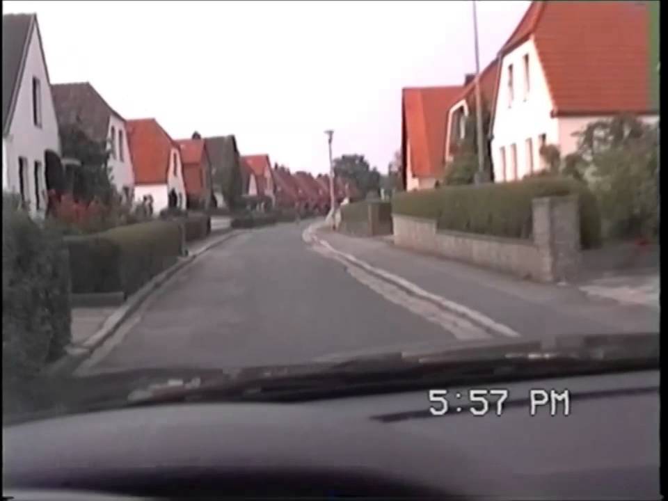 Auschnitt einer Fahrt durch Neustadt in Holstein am 26.08.1994