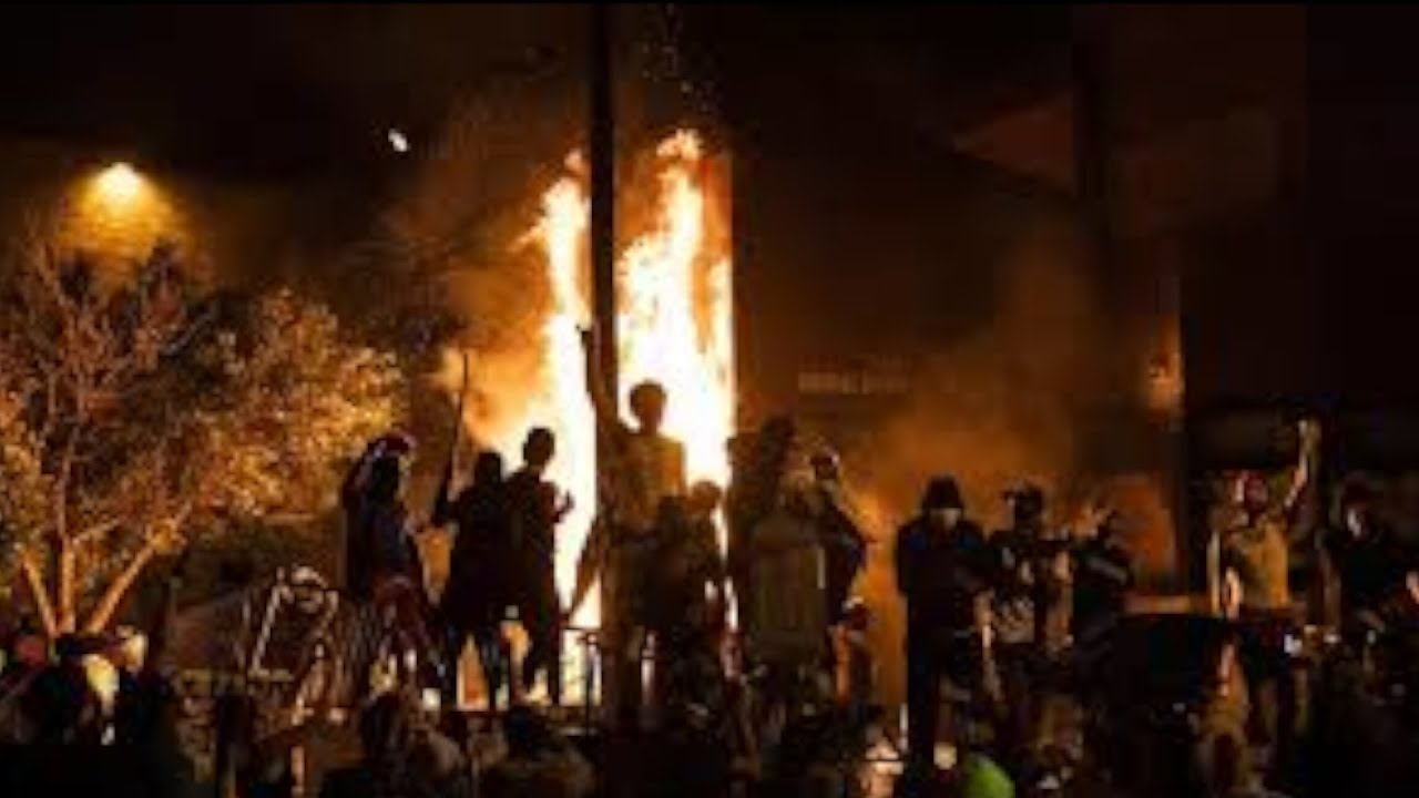 Protesters In Minneapolis Burn Down Police Precinct