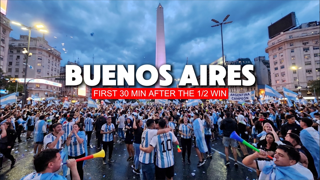 THE ENERGY AT THE OBELISK: Buenos Aires celebration walking tour in the heart of Argentina