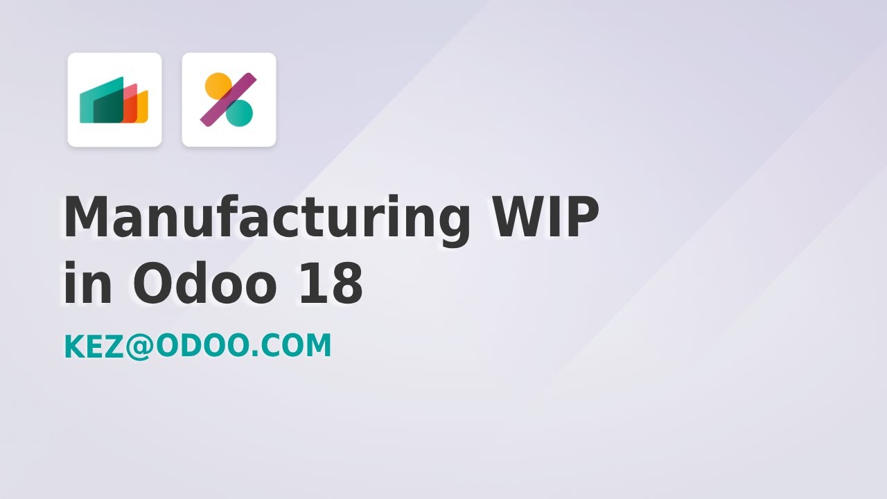 Как управлять незавершенным производством (НЗП) в Odoo 18