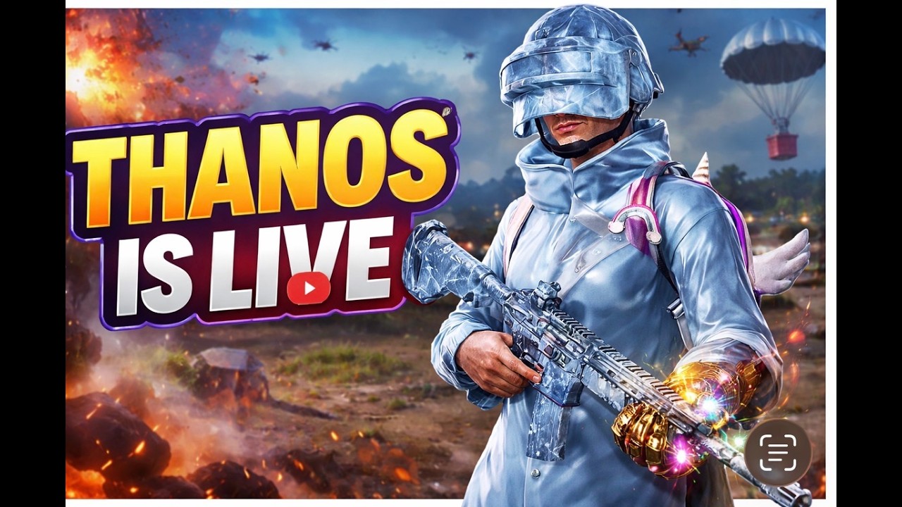 BGMI 4.2 UPDATE THANOS IS LIVE STREAMERS LOBBY RUSH GAMEPLAY FULL WATCH