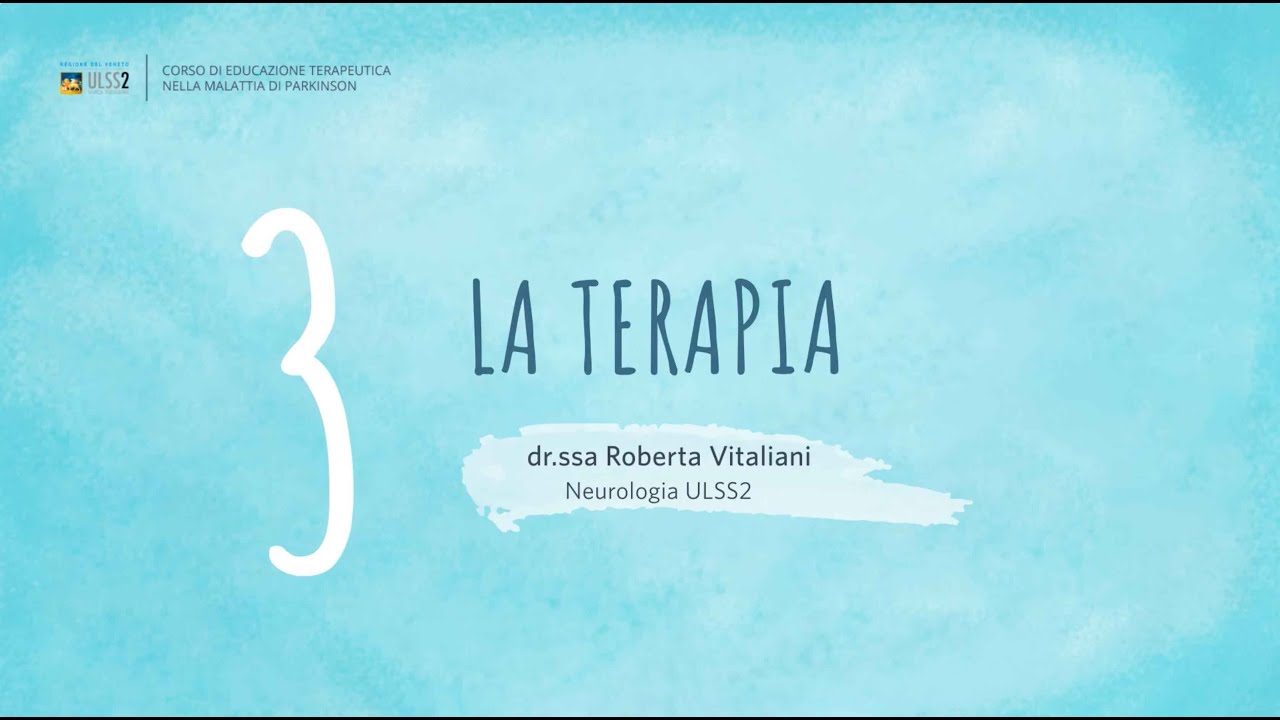 3 La terapia della malattia di Parkinson