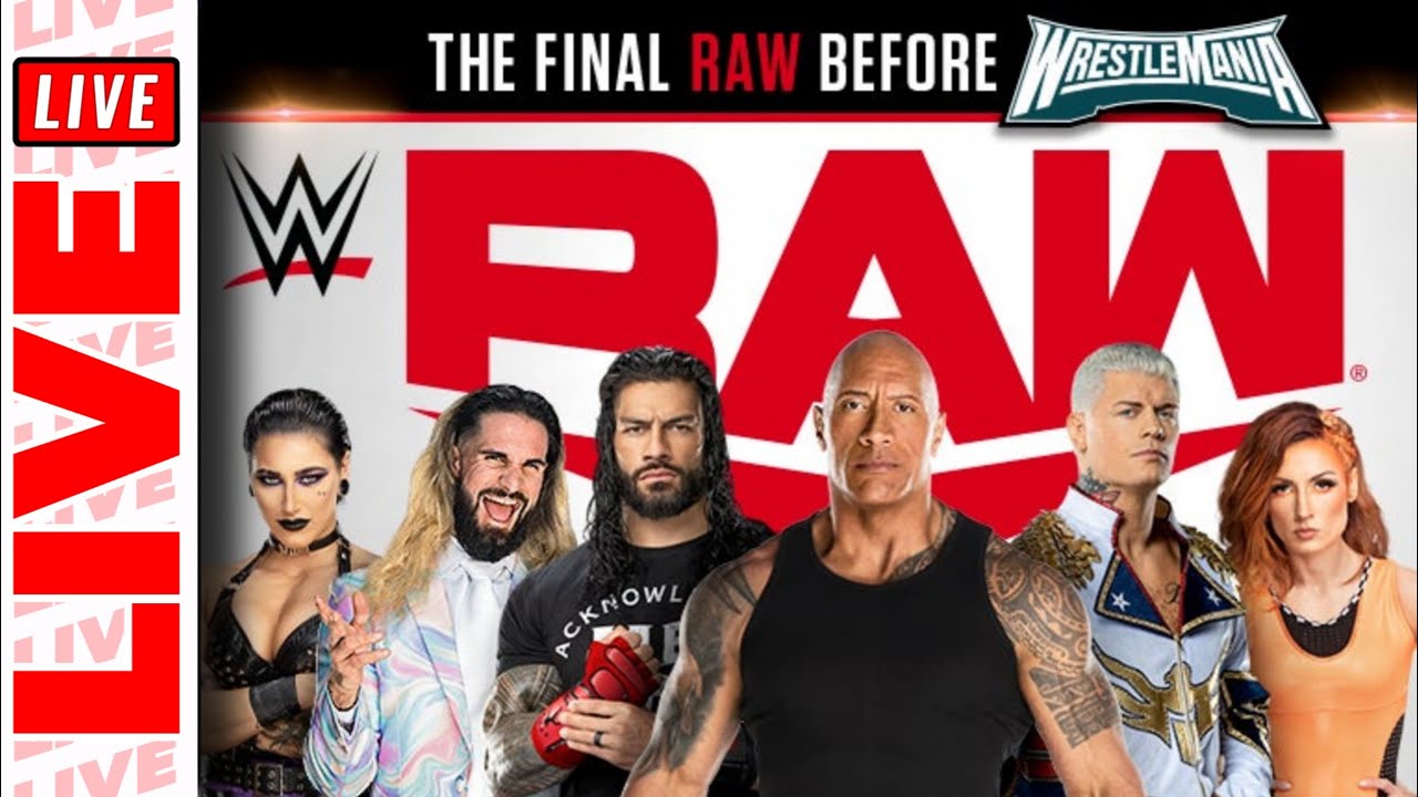 🔴 WWE RAW Live Stream | Rock, Roman Reigns, Cody Rhodes & Seth Rollins | Watch Along April 1st 2024
