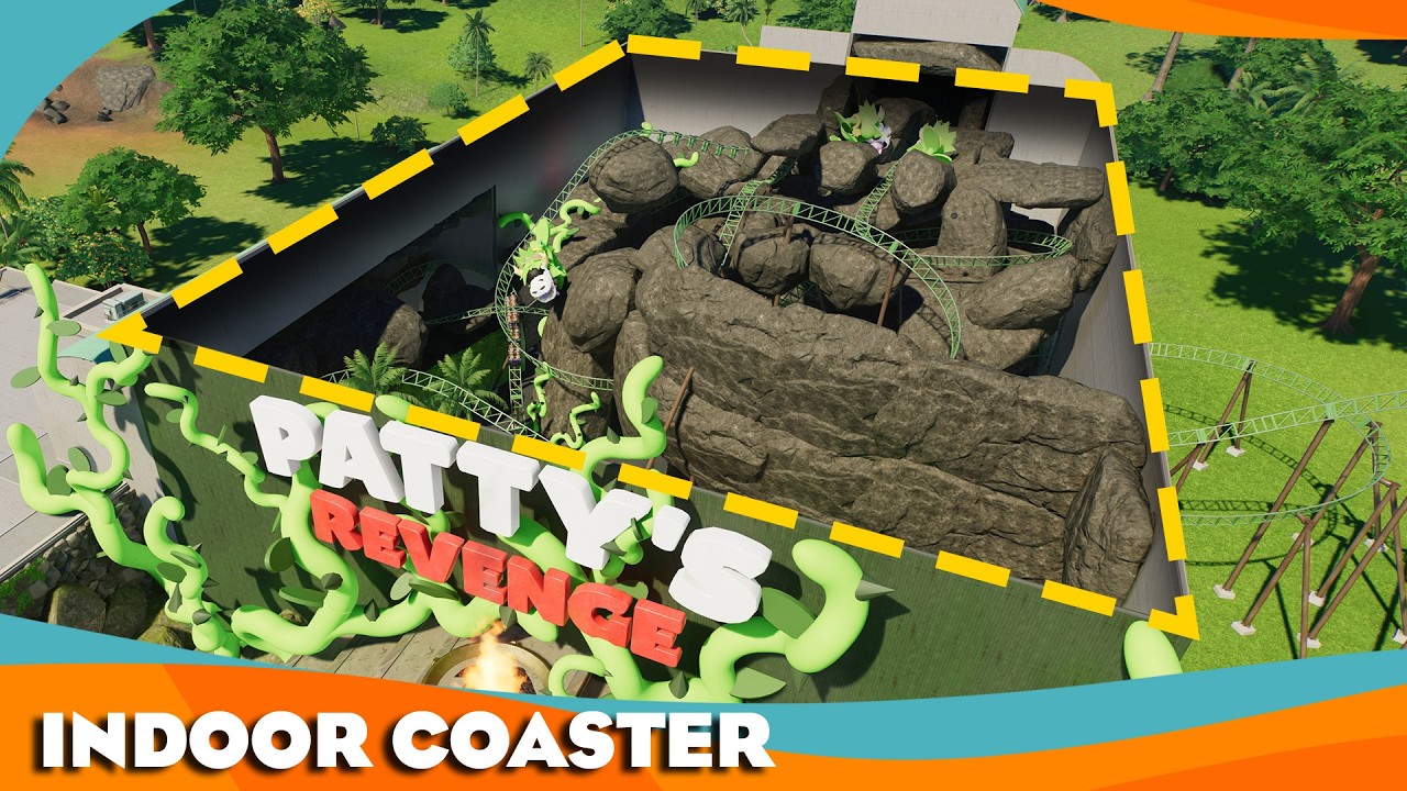 Huge indoor coaster build, Patty's Revenge in Planet Coaster 2