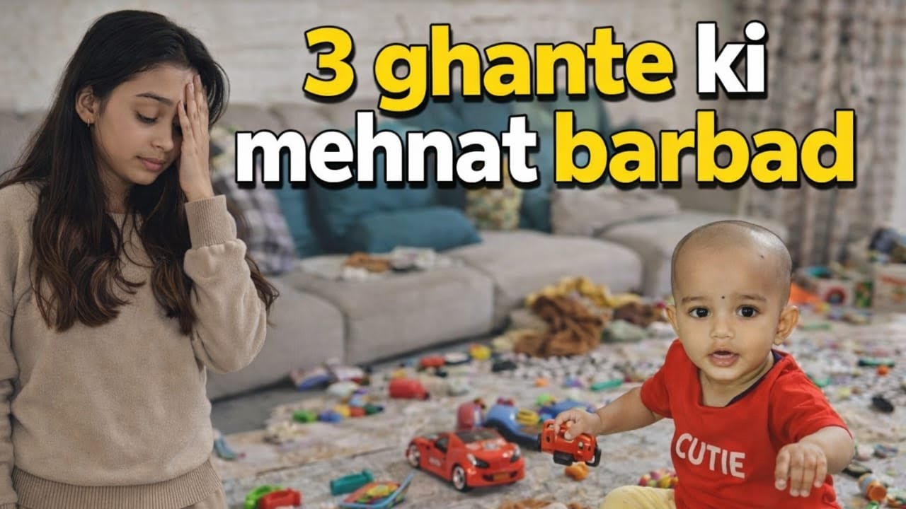 Laanu ne 3 hr. Ghante ki mehnat barbad kr di 😥#viralvideo#minivlog#subscribe #mehnat #youtubeshorts 